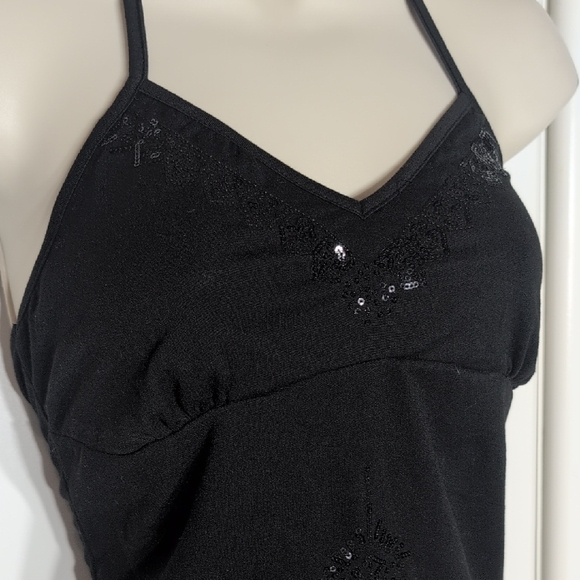 ROMWE Black Halter Top - Picture 3 of 5